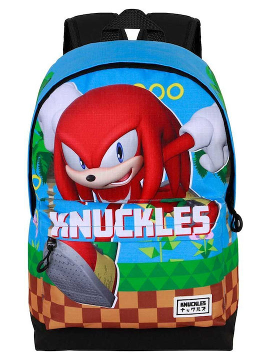 Karactermania Sonic The Hedgehog Knuckles Run Ученическа Чанта Раница Многоцветен