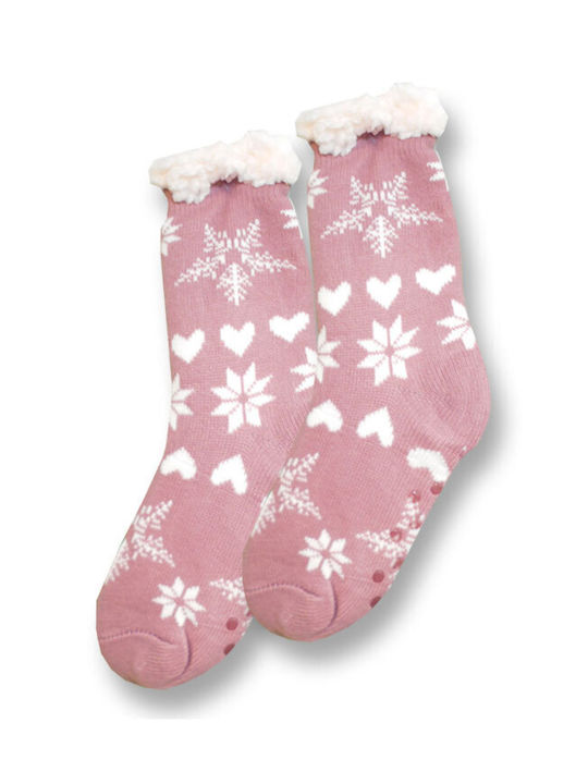 Articraft Christmas Socks Pink Lilac