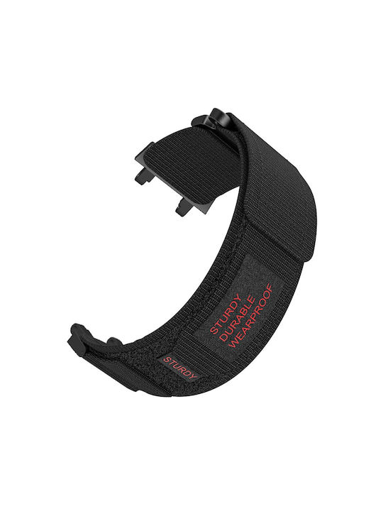 Armband Stoff Schwarz (Amazfit T-Rex 3)