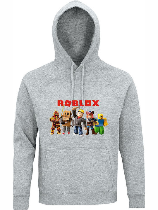 kirikoko Παιδικό Φούτερ με Κουκούλα Γκρι Roblox...