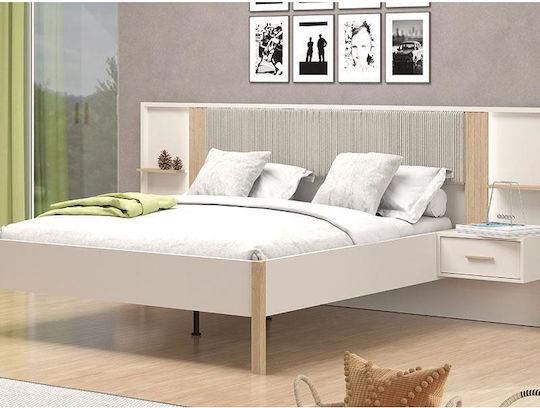 Belfort Κρεβάτι Υπέρδιπλο για Στρώμα 160x200cm Cashmere