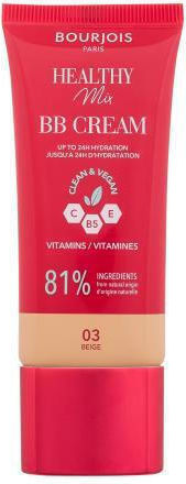 Bourjois Healthy Mix Clean & Vegan BB- 03 Beige 24h Creme Gesicht Tag 30ml