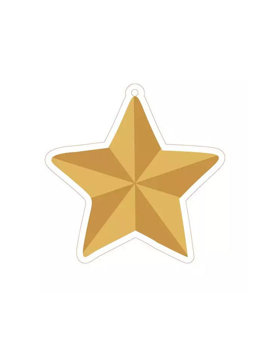 Hanging Ornament Star Wooden