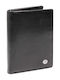 Brand Leather Men's Wallet Cards with RFID Black
