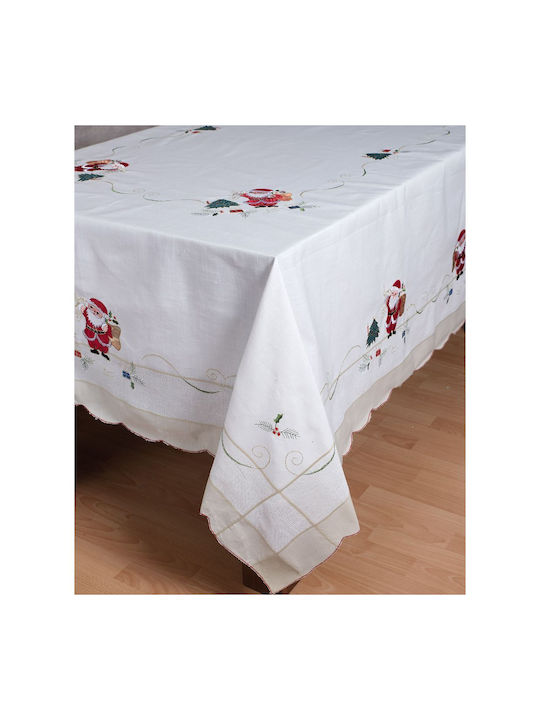 Silk Fashion Christmas Tablecloth Fabric L170xW170cm.