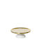 Kaemingk Weihnachtliche Tortenständer Porzellan Gold L10xB10xD4cm.