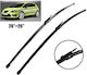 Bosch Aerotwin Front Wiper Blades Set 3398000012 Seat León Mk2 2005 2012 Front Set 66cm 66cm 26" + 26" 2 Pieces