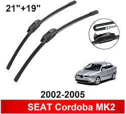Υαλοκαθαριστήρες Bosch Aerotwin Σετ Μπροστινοί 3398000015 Seat Mk2 2002 2003 2004 2005 2006 Σετ Μπροστινοί 53cm 45cm 21" + 18" 2 Τεμάχια Υαλοκαθαριστήρες Bosch Aerotwin Σετ Μπροστινοί 3398000015 Seat Mk2 2002 2003 2004 2005 2006 Σετ Μπροστινοί 53cm 45cm 21" + 18" 2 Τεμάχια