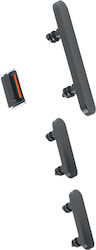 Clappio Power Volume Mute Button Iphone 12 12 Pro Black