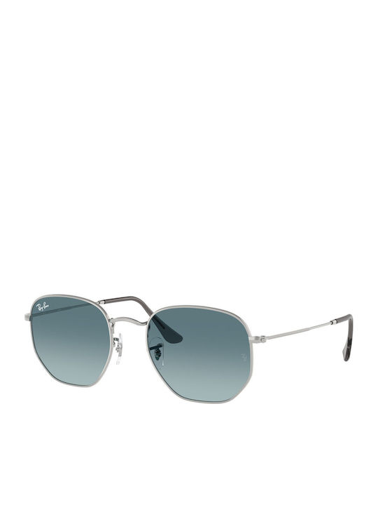 Ray Ban Hexagonal Unisex Sonnenbrille mit Silbe...