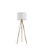 TK Lighting Φωτιστικό Δαπέδου με Ντουί για Λαμπτήρα E27 Μπεζ
