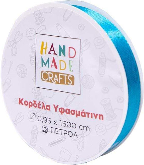 Hand Made Crafts Fabric Ribbon Petrol 0.95x1500cm