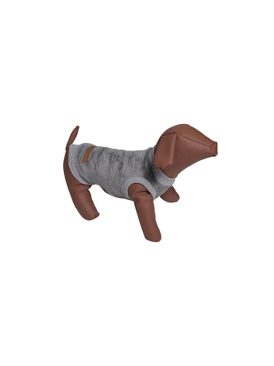 Woofmoda Dog Fleece Shirt in Gray color L 34cm.