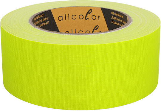 Allcolor Fabric Neon Cloth Gaffer Tape 649-50 Ge Gaffer 50mm X 25m Neon Yellow
