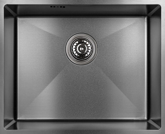 Laveo SAM 510P Ένθετος Inox Brushed Μ54xΠ44cm Γκρι