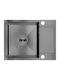 Laveo Ένθετος Νεροχύτης Inox Brushed Μ57xΠ44cm Γκρι