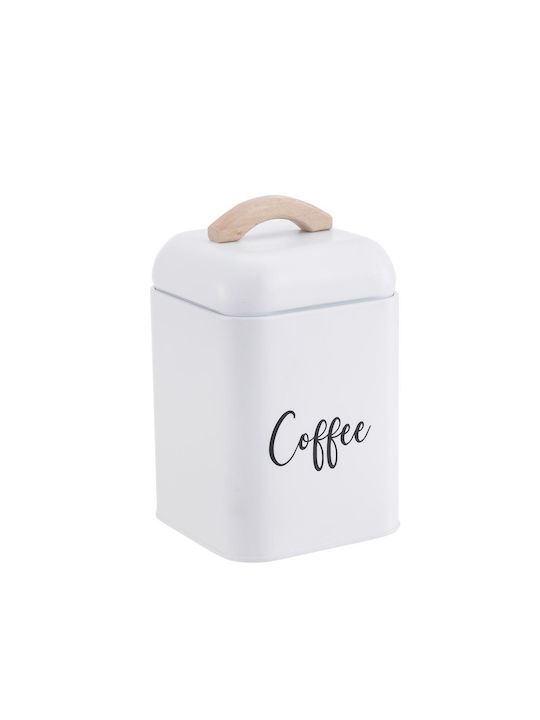 Oriana Ferelli Sugar Jar with Metallic White Lid 11.2x11.2x13.5cm 1 Piece