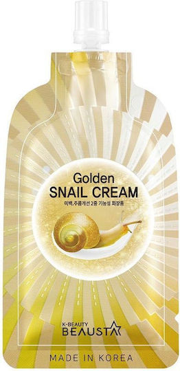 Beausta Golden Snail Крем за Лице за Хидратация и Стягане на Кожата с Колаген и Хайвер 15ml