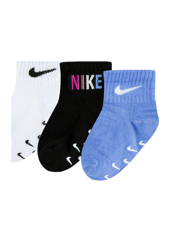 Nike Παιδικές Κάλτσες Αθλητικές Powder Play Πολύχρωμες 3 Ζευγάρια