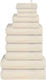 vidaXL Сет от 12 Хотелски Кърпи Бежов Тегло 360gsm