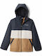Kids Cardigan Fleece with Hood Black Steens