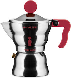 Alessi Moka Μπρίκι Espresso Κόκκινο Alessi Moka Μπρίκι Espresso Κόκκινο