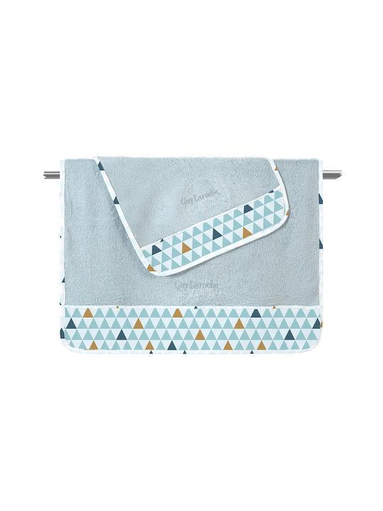 Guy Laroche Set of baby towels 2pcs Two 2 Twenty Sky Weight 450gr/m²