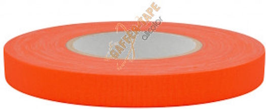 Allcolor Expert Line Neon Gaffer Tape Mat 654-19 O Gaffer 19mm x 25m Neon Orange