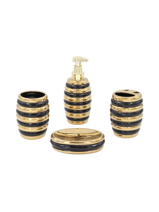 Keskor Keskor Bathroom Accessory Set Ceramic Bl...