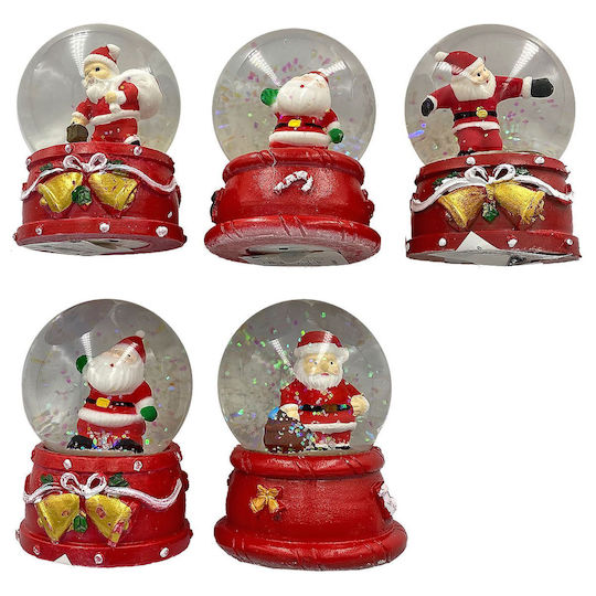 Christmas Snowball Illuminated 6.5x6.5x6.5cm (Μiscellaneous Designs/Colors)