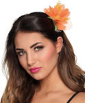 Decorative Hibiscus Flower Head Orange