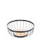 Oriana Ferelli Fruit Bowl Metallic Black 28x28x10.5cm