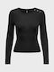 Only Women's Long Sleeve Sweater Black