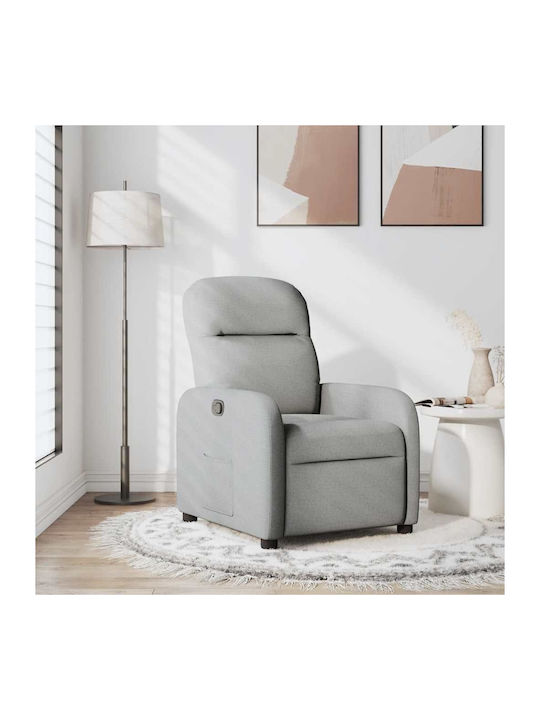 Fotoliu Relax cu Puf Grey Cloud 66x88x95cm