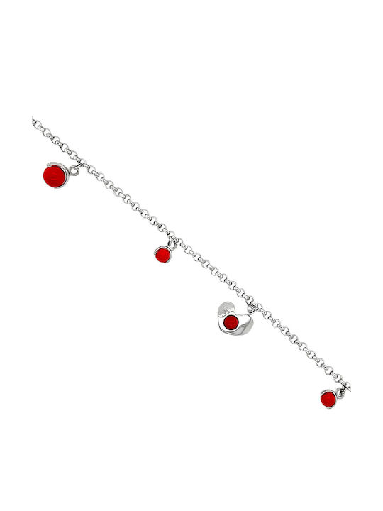 Xryseio Βραχιόλι Λευκόχρυσο 14K