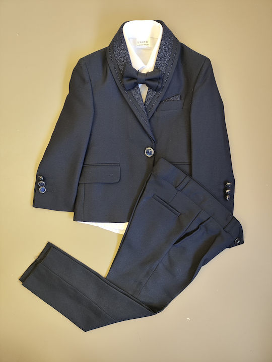 Terry Kids Suit Winter Blue