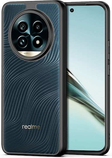 Dux Ducis Aimo Series Umschlag Rückseite Silikon mit Band Schwarz (Realme 13 Pro / 13 Pro+)