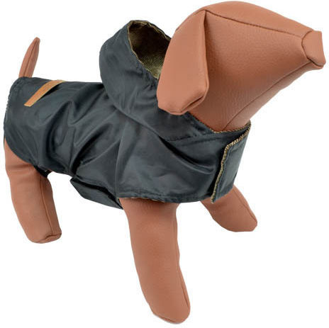 Woofmoda Μπουφάν Σκύλου Αδιάβροχο Μαύρο Medium με Μήκος Ράχης 33 εκ. Medium