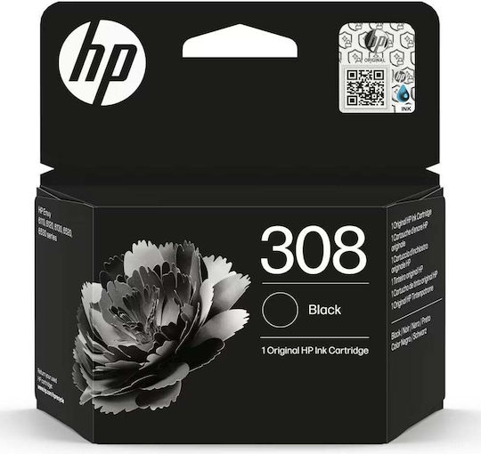 HP 308 Original InkJet Printer Ink Black (7FP21UE)