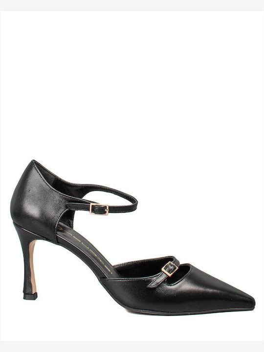 Mourtzi Black Heels