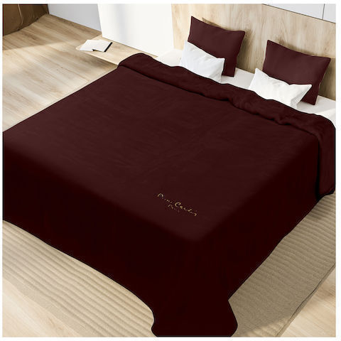Adam Home Nancy Одеяло Испанско Кадифе Двойно 220x240см Granate