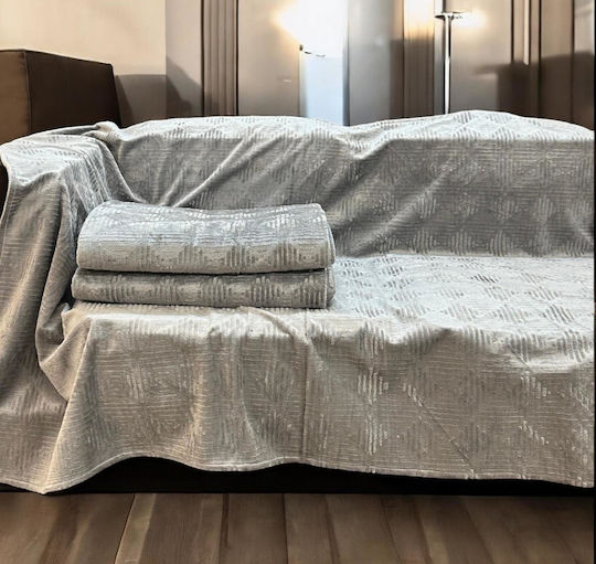 Linea Home Vendome Ριχτάρι Τριθέσιου Καναπέ Ζακάρ 180x300εκ. Γκρί LH2024187-3 Linea Home Vendome Ριχτάρι Τριθέσιου Καναπέ Ζακάρ 180x300εκ. Γκρί LH2024187-3