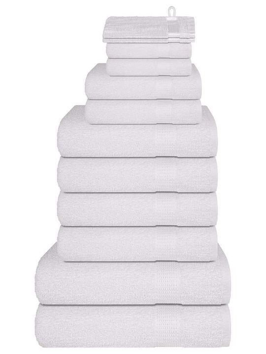 vidaXL Hand Towel White