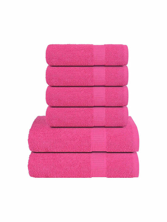 vidaXL Hand Towel Pink