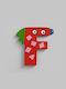 Tatiri Red Wooden Decorative Letter