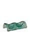 Glass Candle Holder Green 19.5x10x6cm Pol 5114033