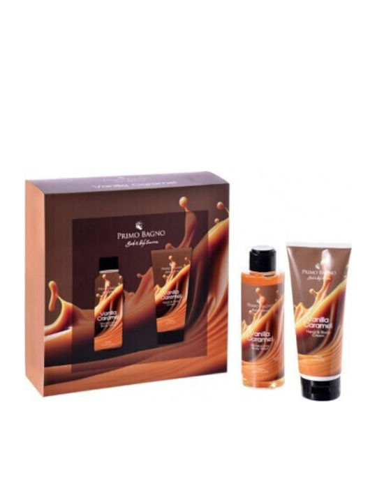 Primo Bagno Beauty Box Vanilla Caramel Комплект за грижа за кожата за Почистване на тялото 2бр