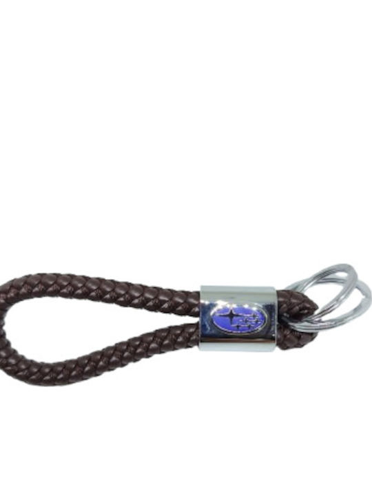 Breloc cu logo Subaru maro 2 inele 10017-k