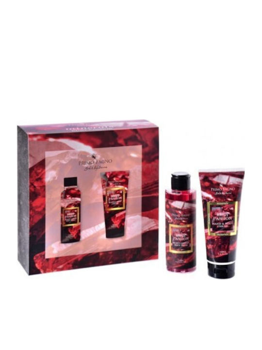 Primo Bagno Beauty Box Ruby Passion Комплект за грижа за кожата за Хидратация & Почистване на тялото 2бр