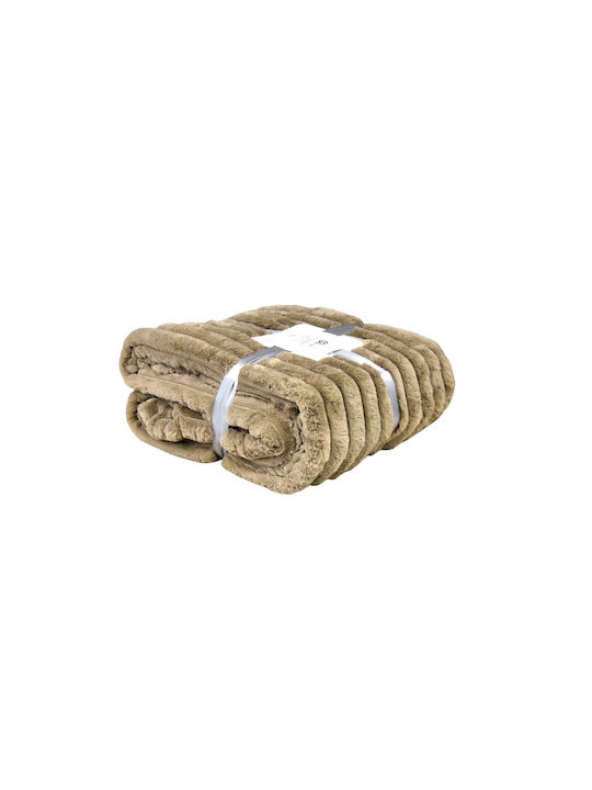 Decotelia Cosy Κουβερλί Μονό Taupe 160x240cm